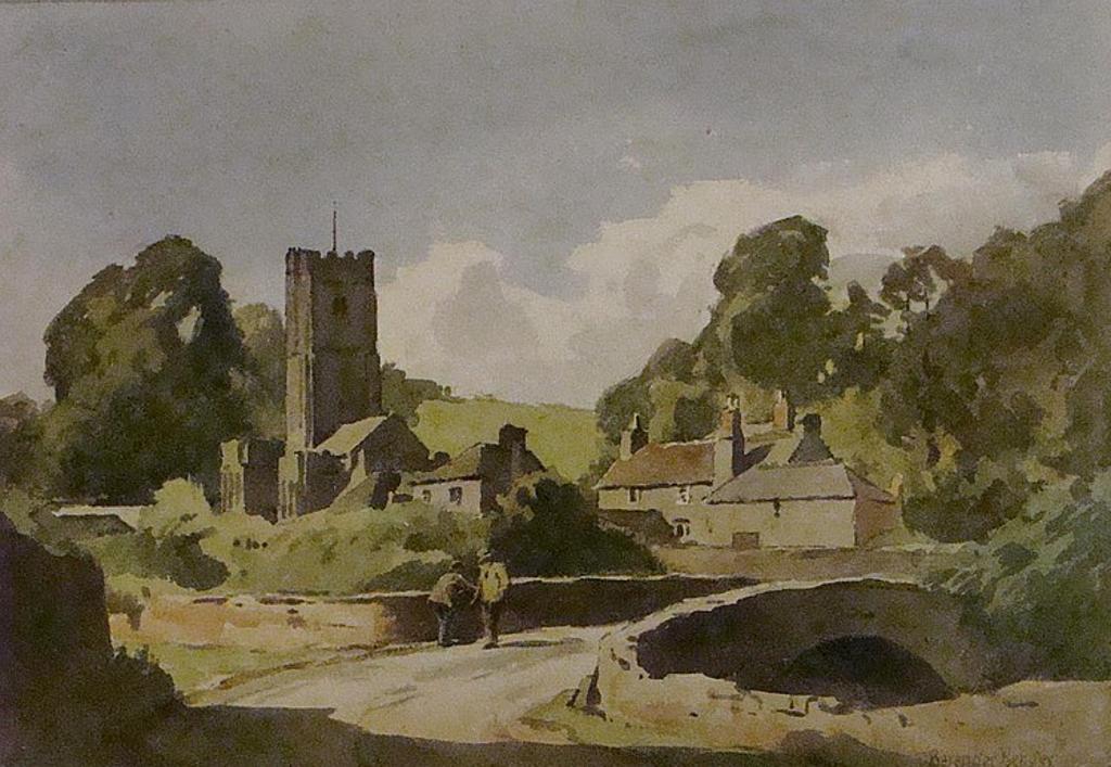 Berenger Benger (1868-1935) - A Devonshire Village