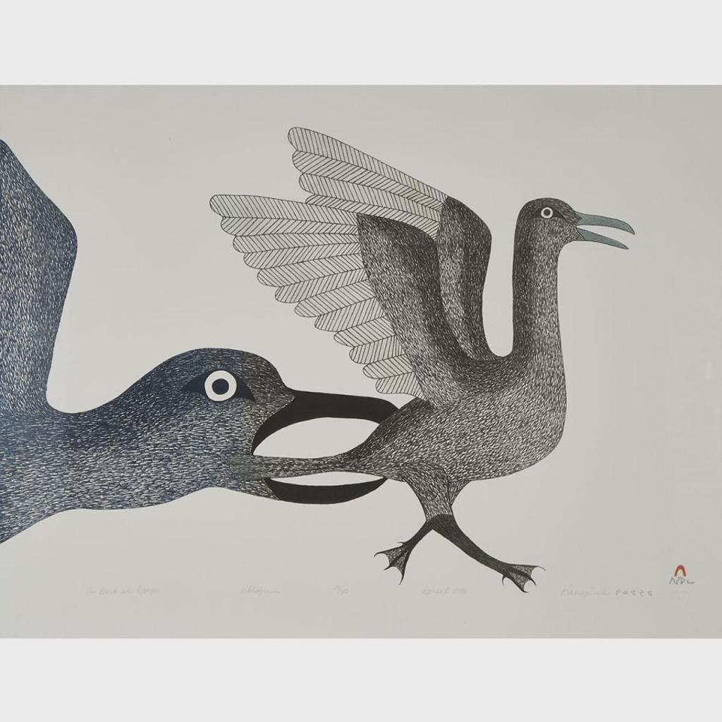 Kenojuak Ashevak (1927-2013) - Bird In Danger