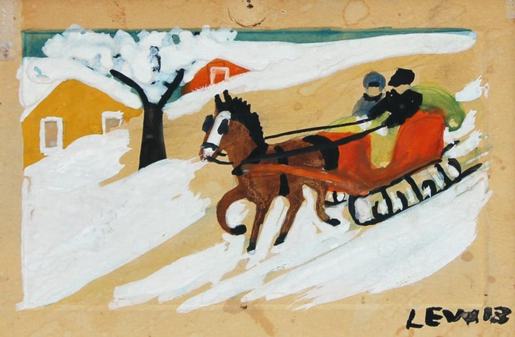 Maud Kathleen Lewis (1903-1970) - Sleigh Ride