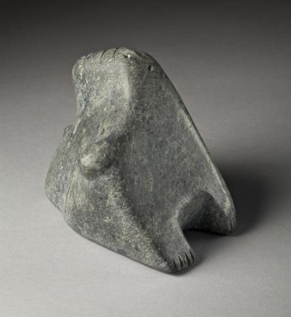 John Pangnark (1920-1980) - Seated Woman with Braided Hair