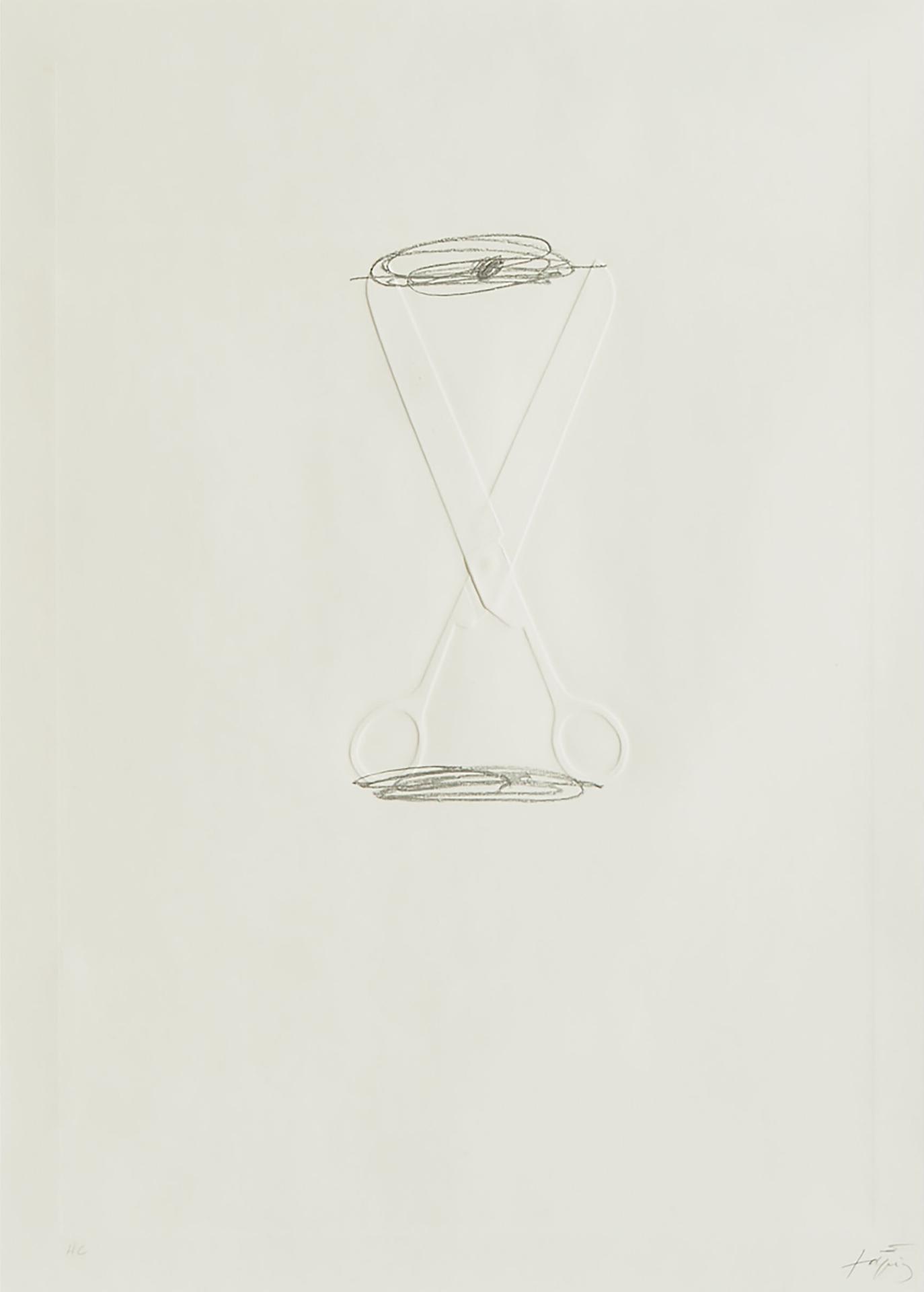 Antoni Tàpies (1923-2012) - Les Ciseaux, 1969 [galfetti, 193]