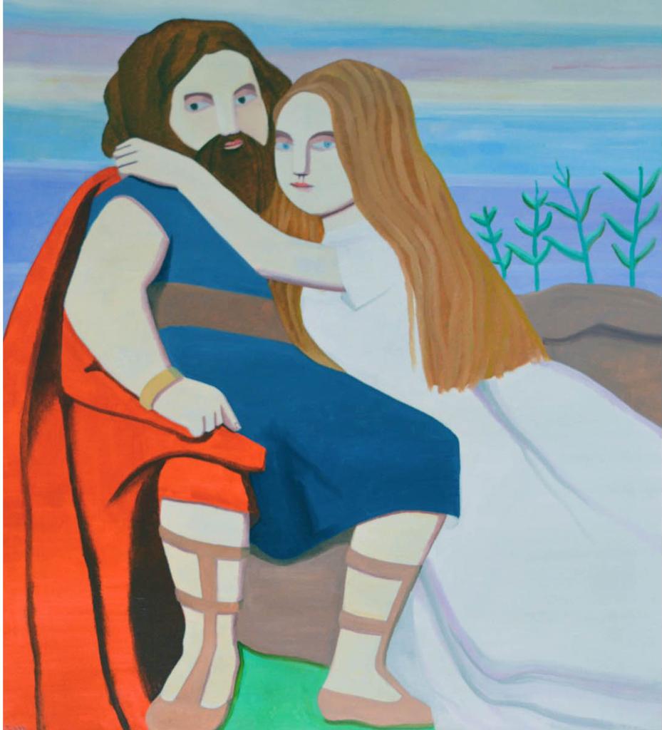 Louise Scott (1936-2007) - Lovers at dawn