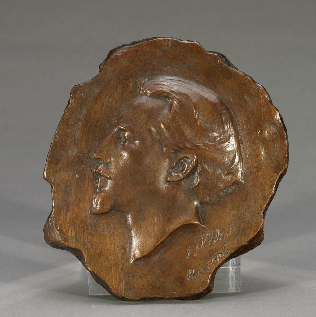 Alfred Laliberté (1878-1953) - Profile Portrait Of Marc-Aurele De Foy Suzor-Cote