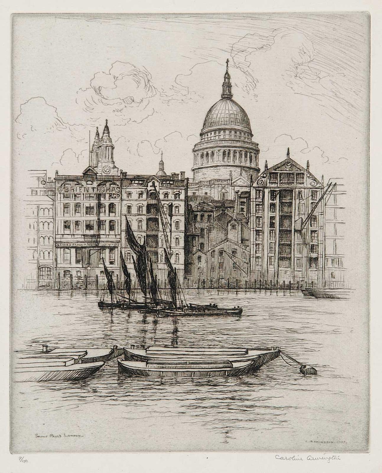 Caroline Helena Armington (1875-1939) - St. Paul's, London #9/100