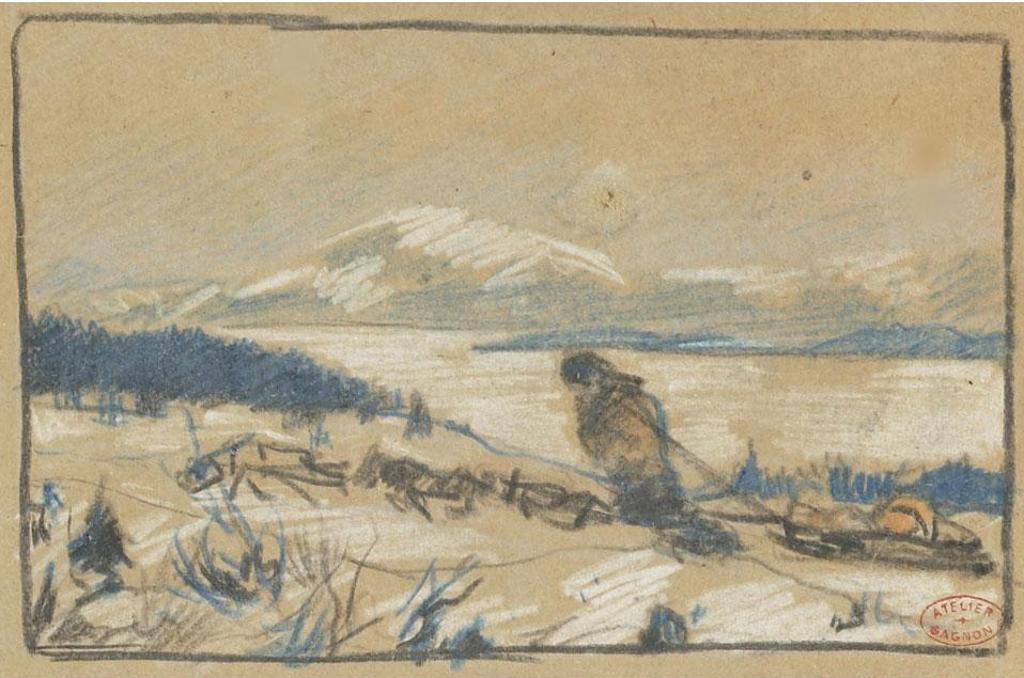 Clarence Alphonse Gagnon (1881-1942) - Etude Preliminaire Pour “Le Grand Silence Blanc”, Page 94