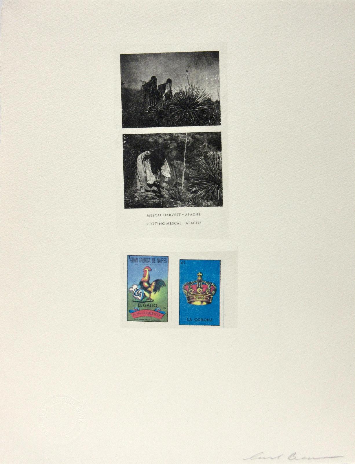 Carl Beam (1943-2005) - Mescal Harvest/Cutting Mescal/El Gallo/La Corona