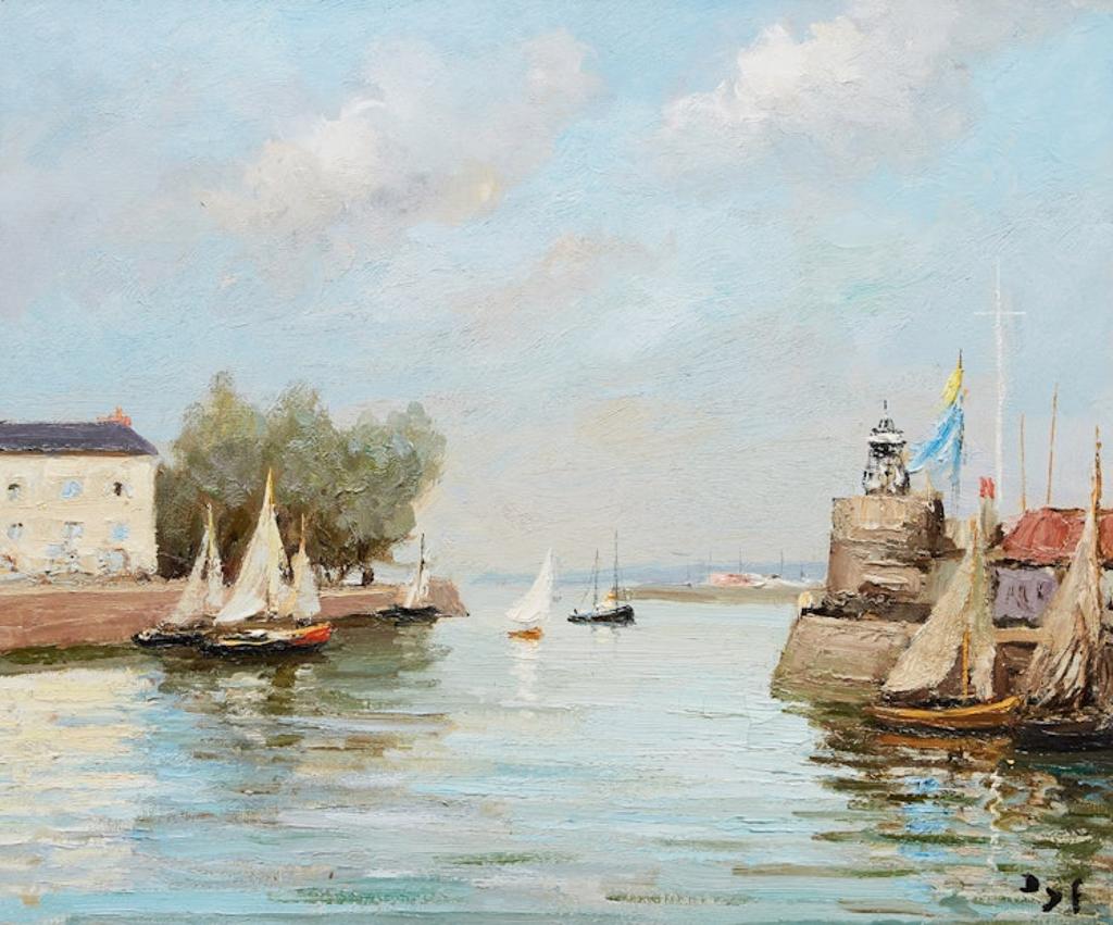 Marcel Dreyfus Dyf (1899-1985) - Port du Honfleur (Normandie)