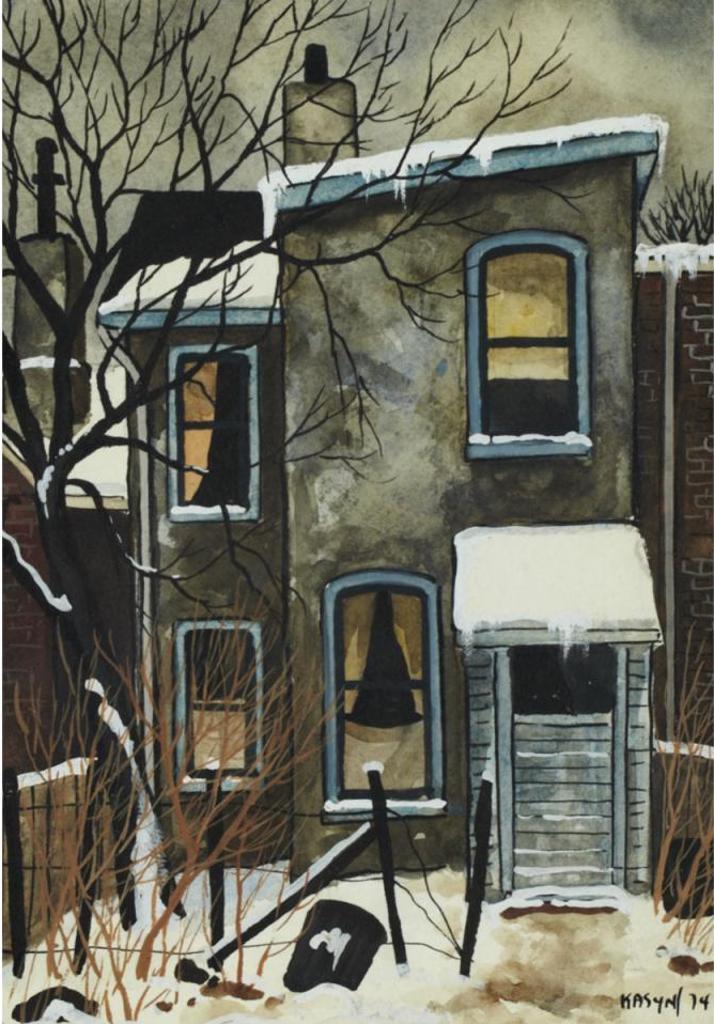 John Kasyn (1926-2008) - Behind Carlaw Ave