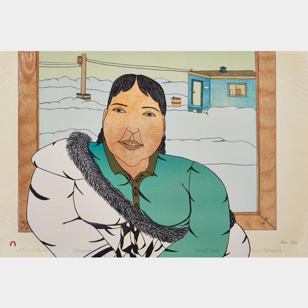 Annie Pootoogook (1969-2016) - A Friend Visits