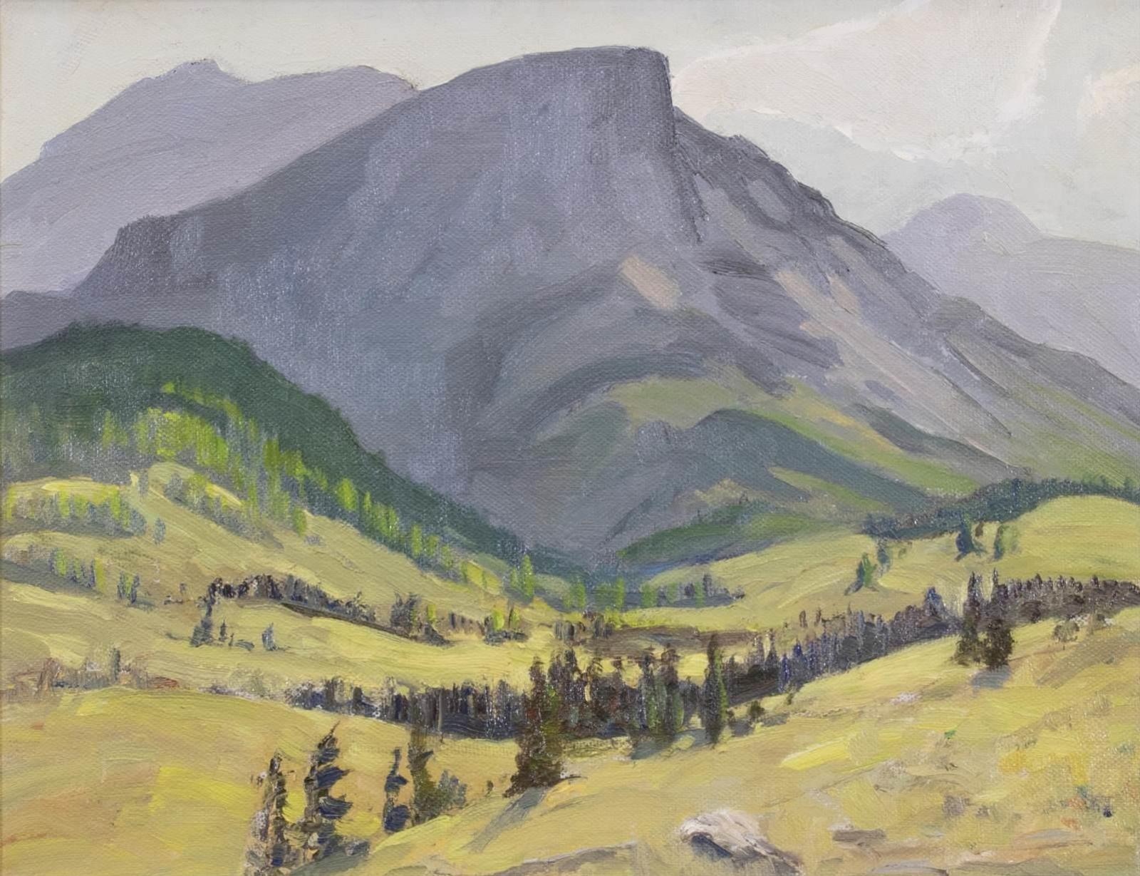 John Davenall Turner (1900-1980) - In Crowsnest Pass