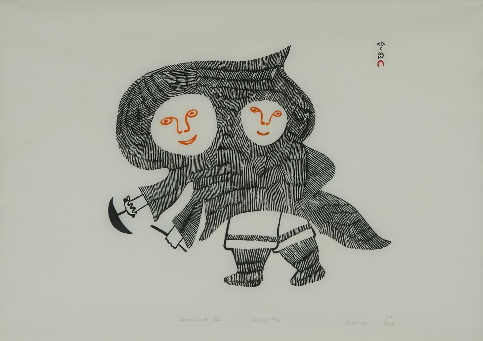 Pauta Saila (1916-2009) - Woman With Ulu