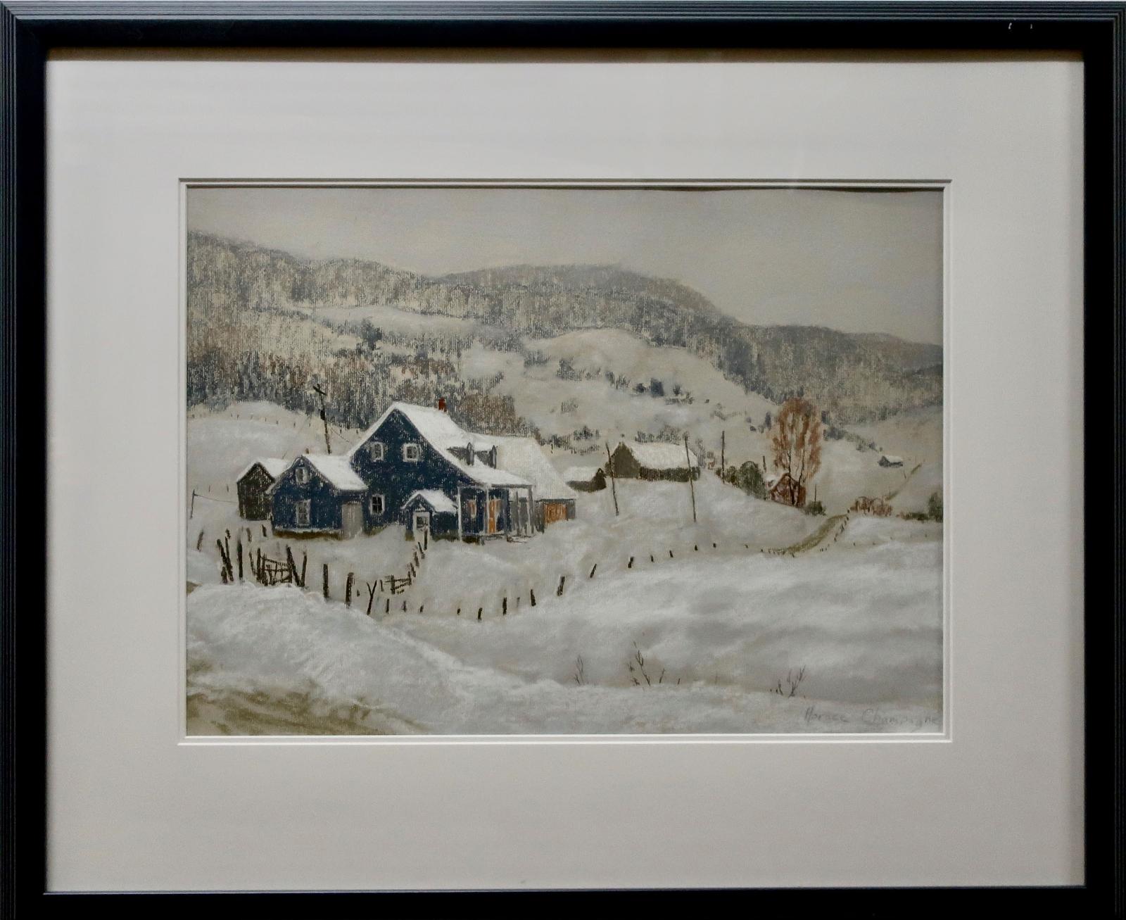 Horace Champagne (1937) - Untitled (Winter Evening)