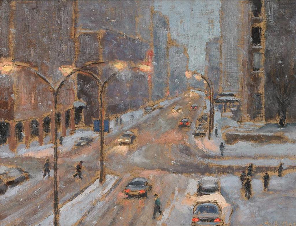 Antoine Bittar (1957) - L’Hiver En Ville, Montreal, 2007