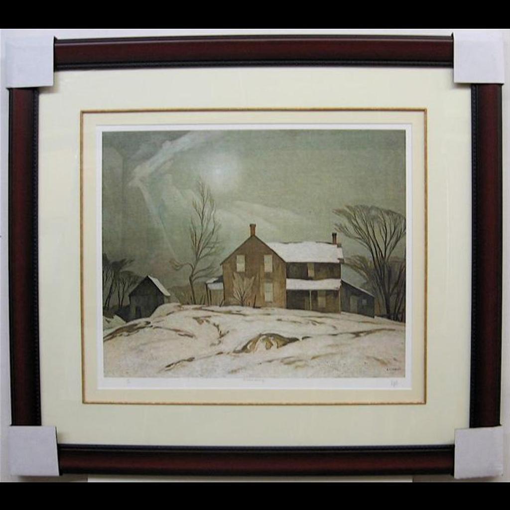 Alfred Joseph (A.J.) Casson (1898-1992) - Farmhouse March Day