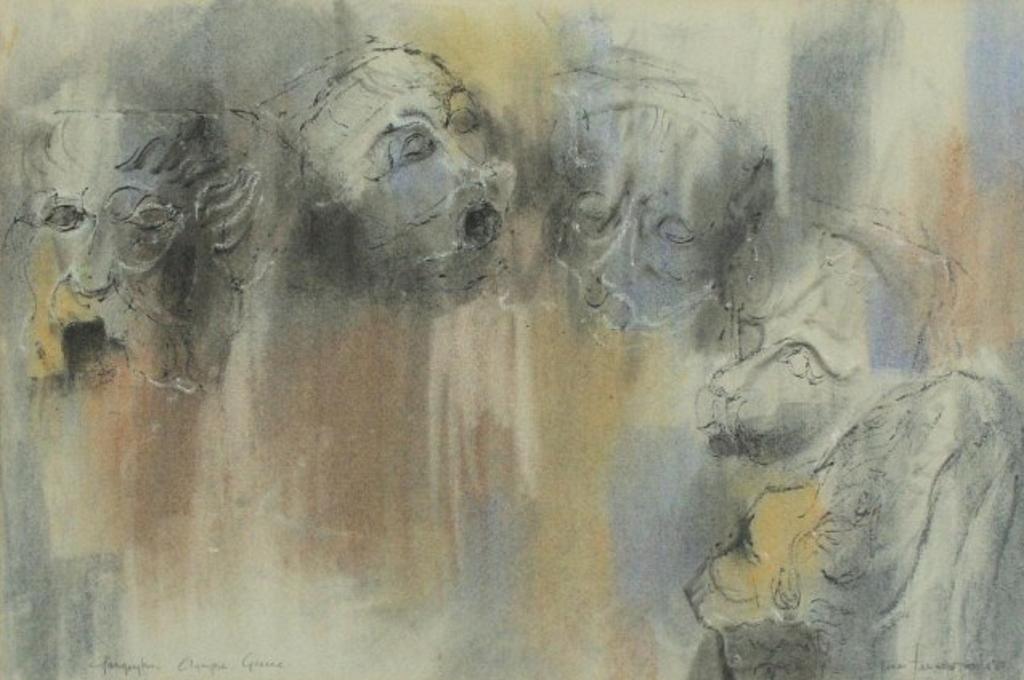 Takao Tanabe (1926) - Pastel & Ink