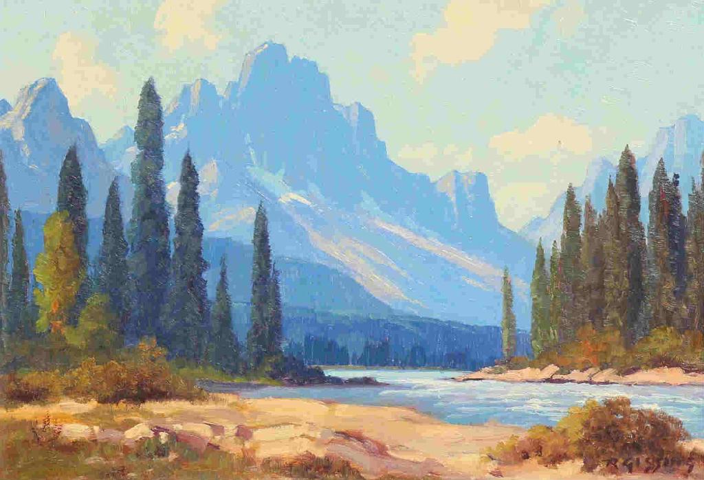 Roland Gissing (1895-1967) - Kicking Horse River