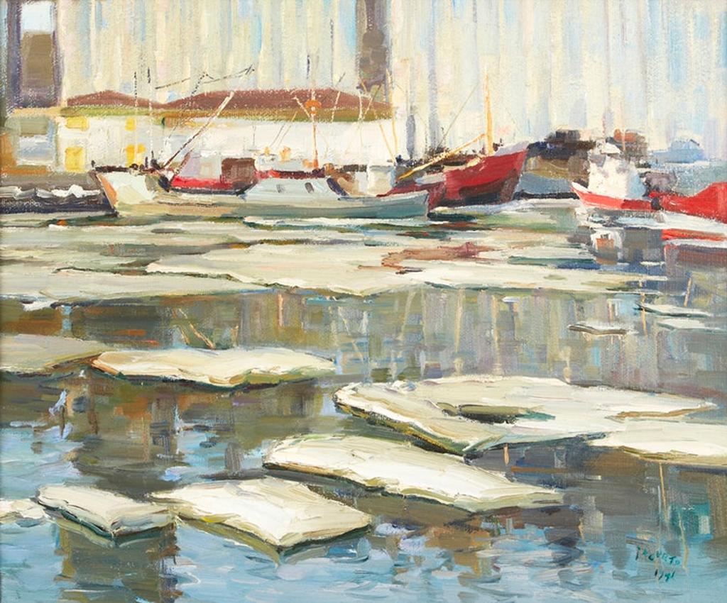 Francesco (Frank) Iacurto (1908-2001) - Early Spring, Bassin Louise, Quebec