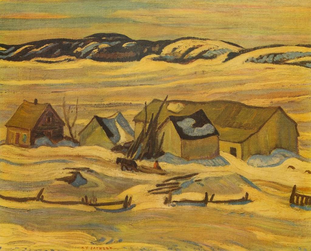 A. Y. Jackson (1882-1974) - Road to St. Simon