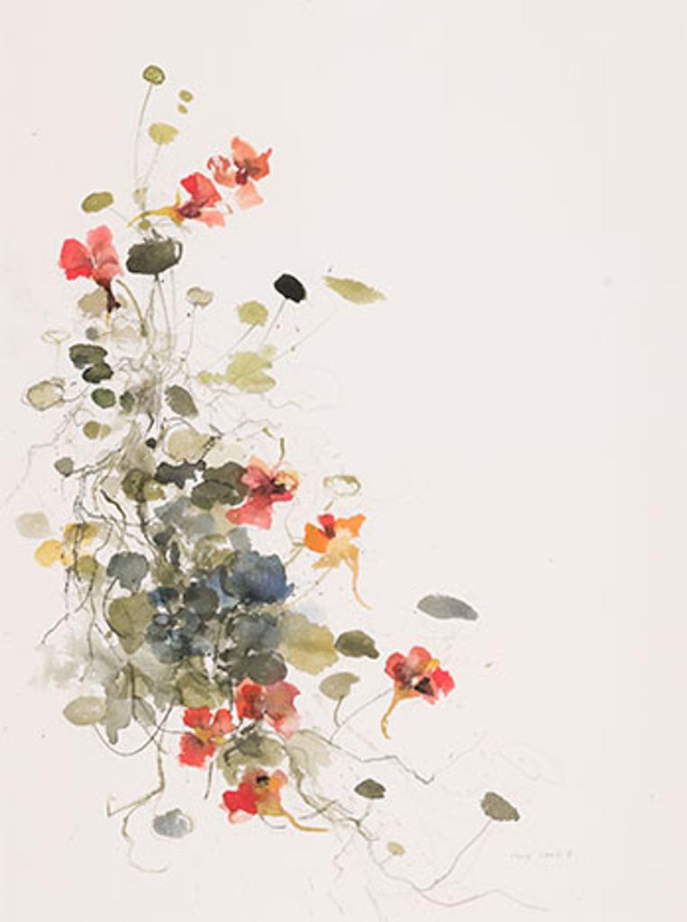 Molly Joan Lamb Bobak (1922-2014) - Nasturtiums