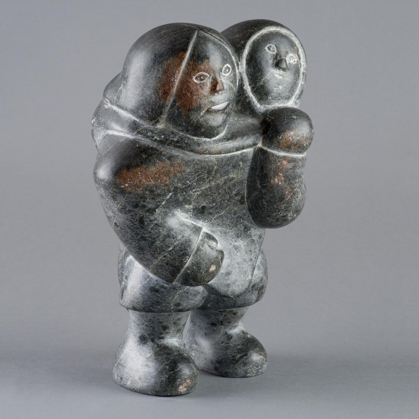 Mathew Aqigaaq (1940-2010) - Mother With Child
