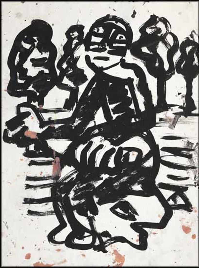 John Tarrell Scott (1950-2007) - Figure with Trees in the Background