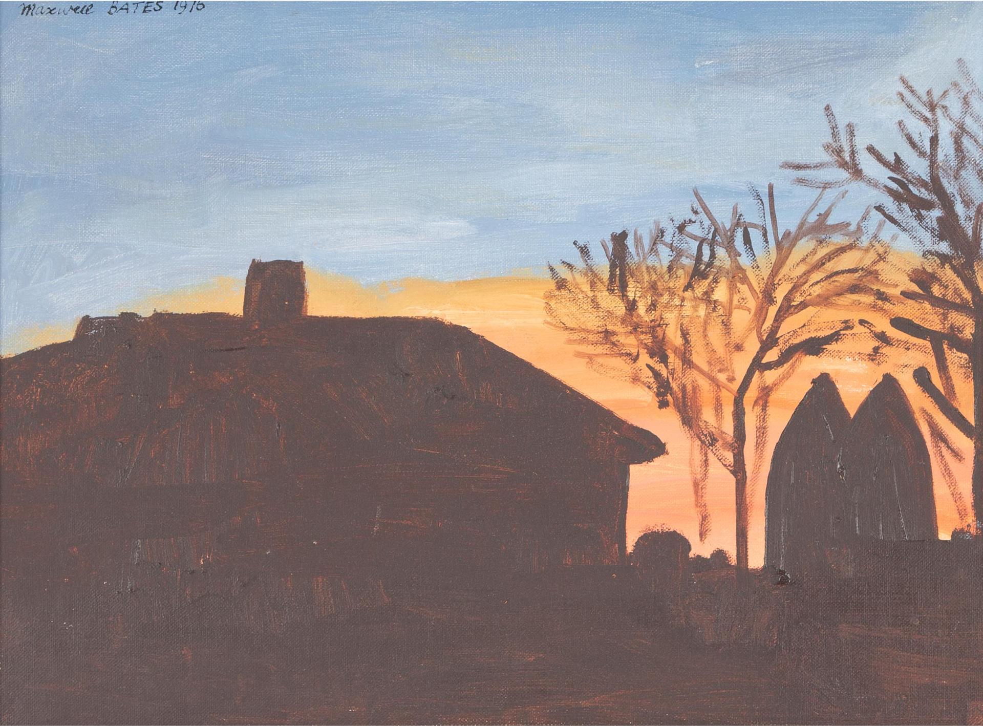 Maxwell Bennett Bates (1906-1980) - Sunrise At Stonehewer Place