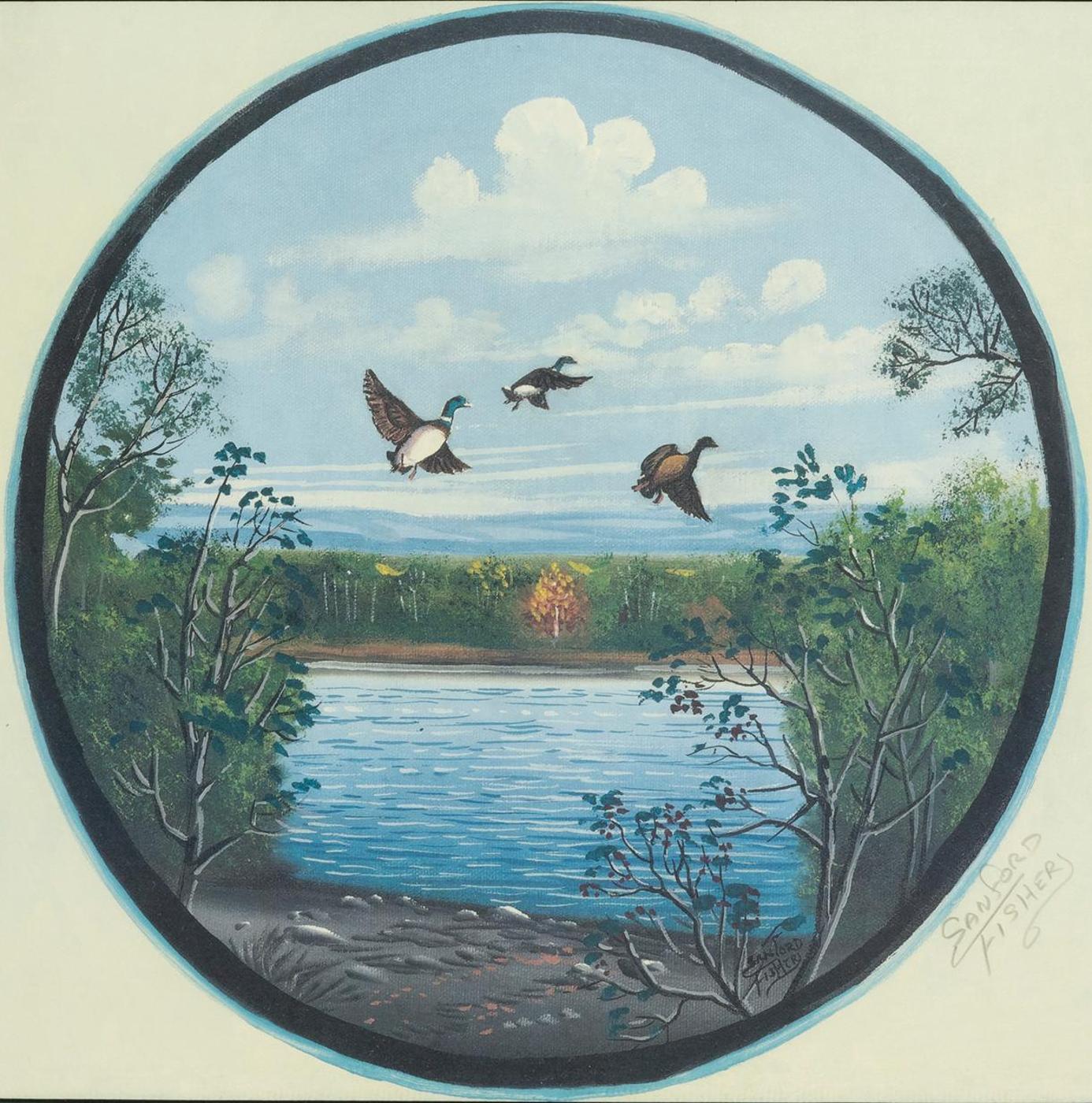 Sanford Fisher (1927-1988) - Mallard Ducks