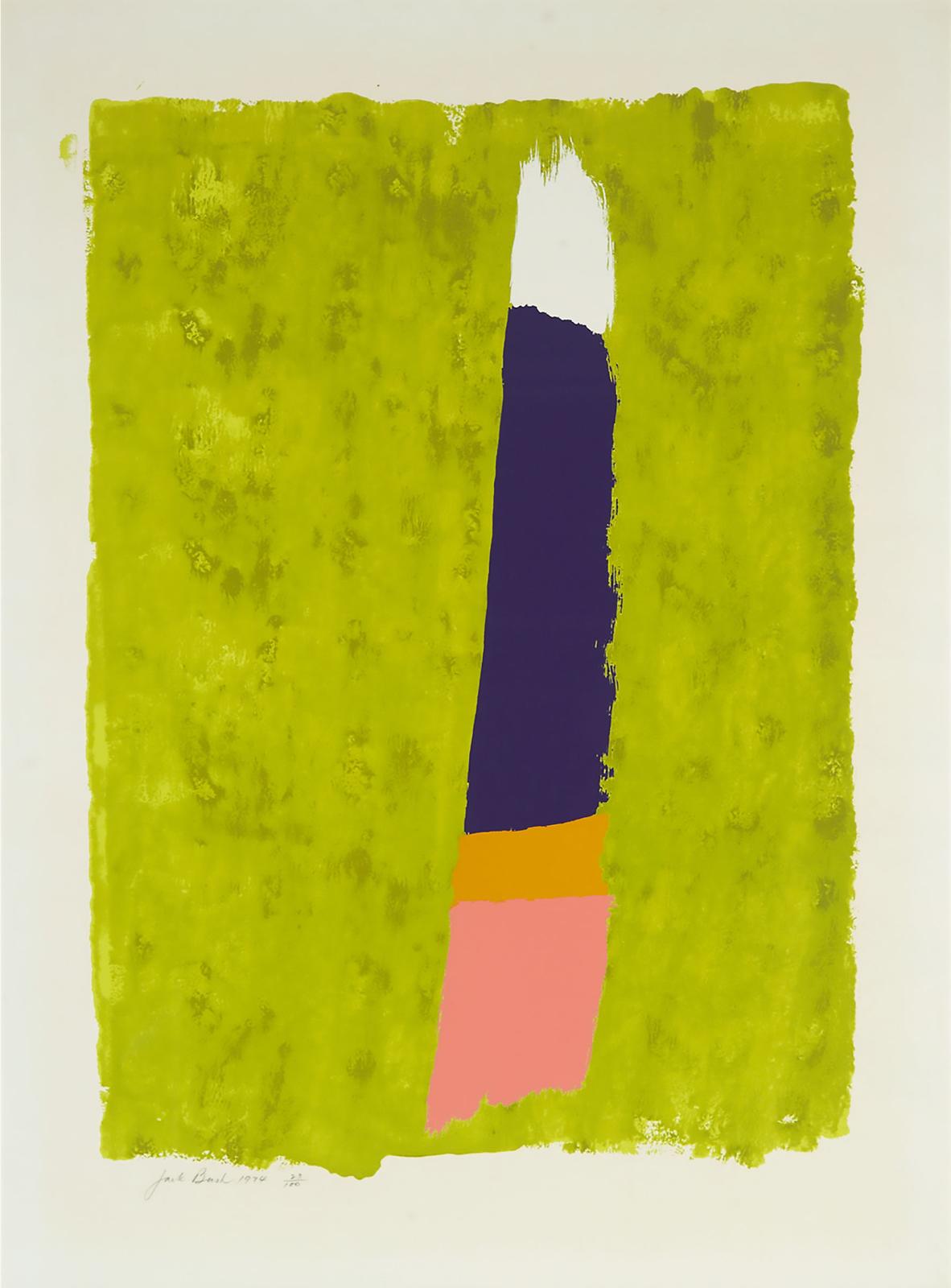 Jack Hamilton Bush (1909-1977) - Purple Thrust, 1974