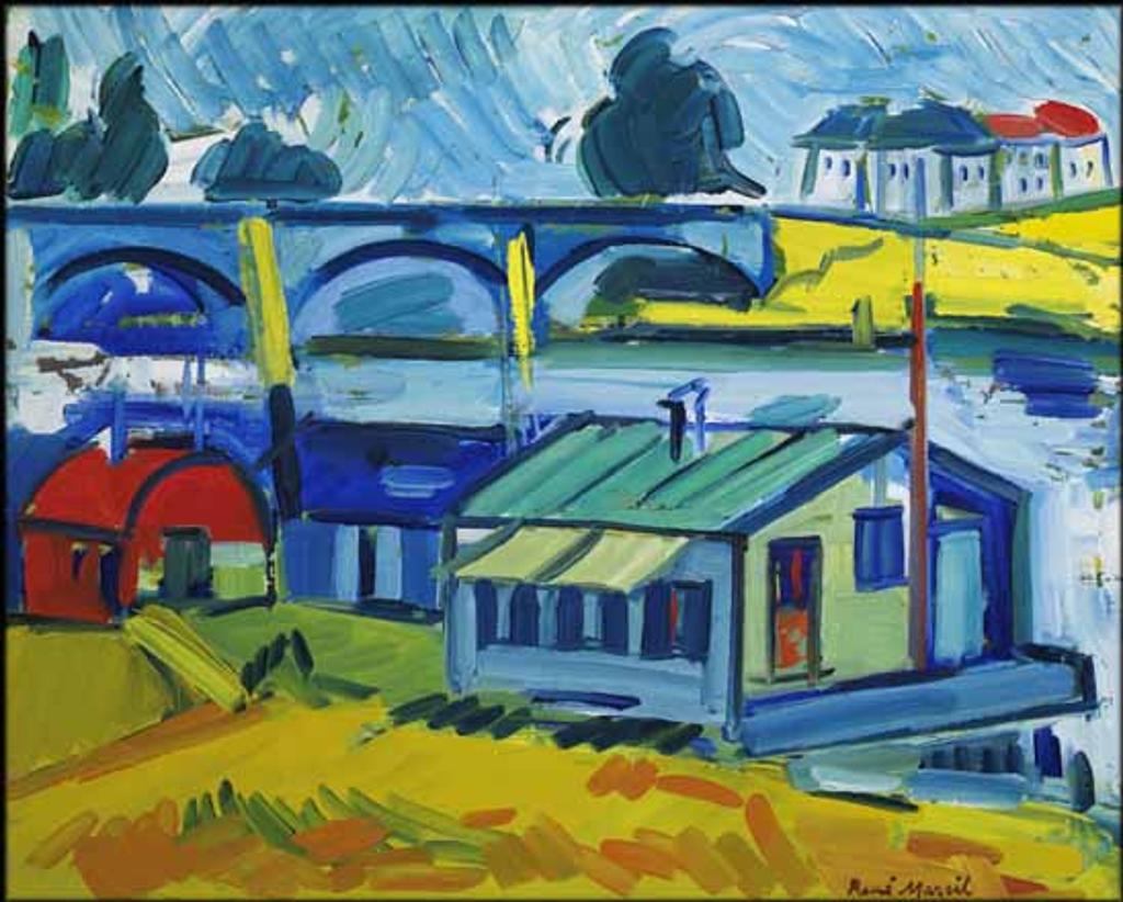 René Marcil (1917-1993) - Study After Vlaminck
