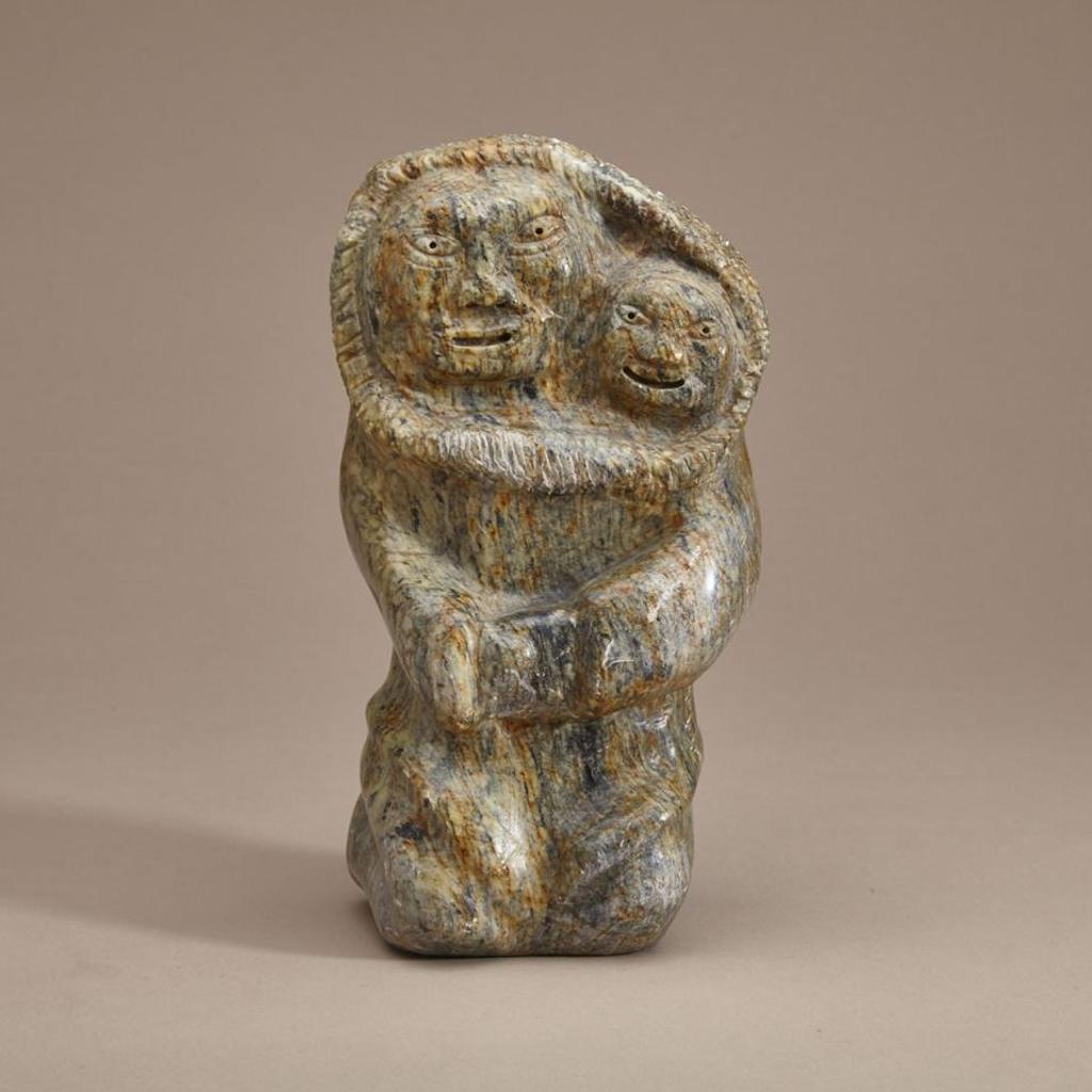 Jonasie Quarqortok Qarqortoq Faber (1944) - Kneeling Mother And Child