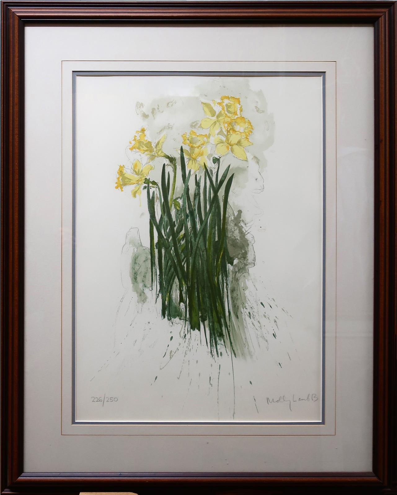 Molly Joan Lamb Bobak (1922-2014) - Daffoldils
