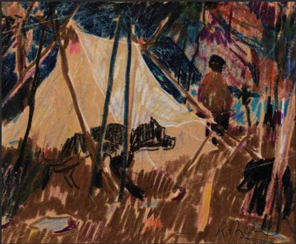 René Jean Richard (1895-1982) - Trappeur