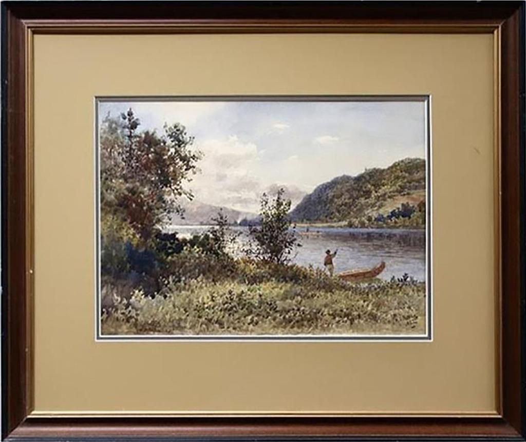 Lucius Richard O'Brien (1832-1899) - Salmon Fishing On The R. Restigouche (N.B.)