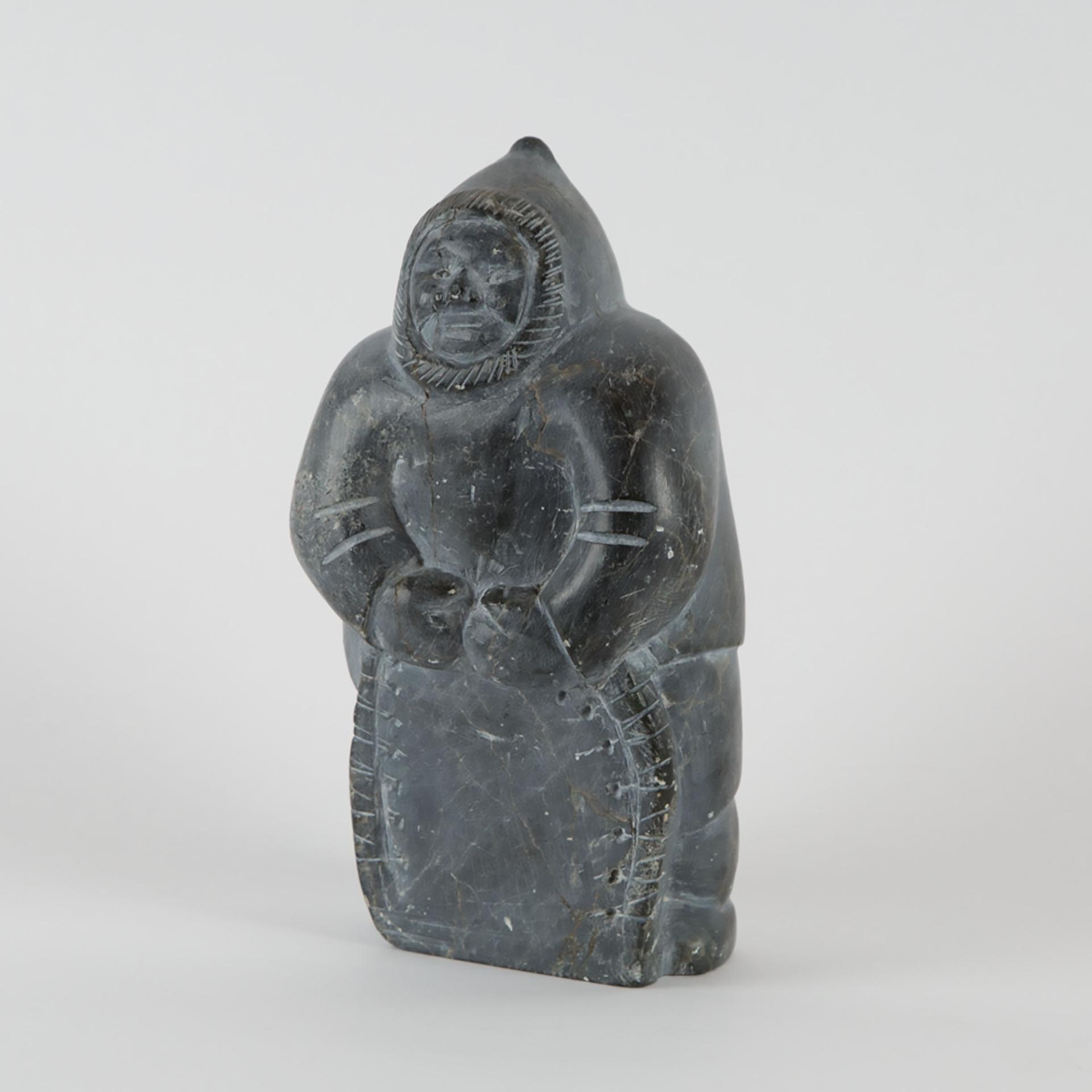 Lucassie Nowrakudluk (1912-1981) - Man Holding Sled