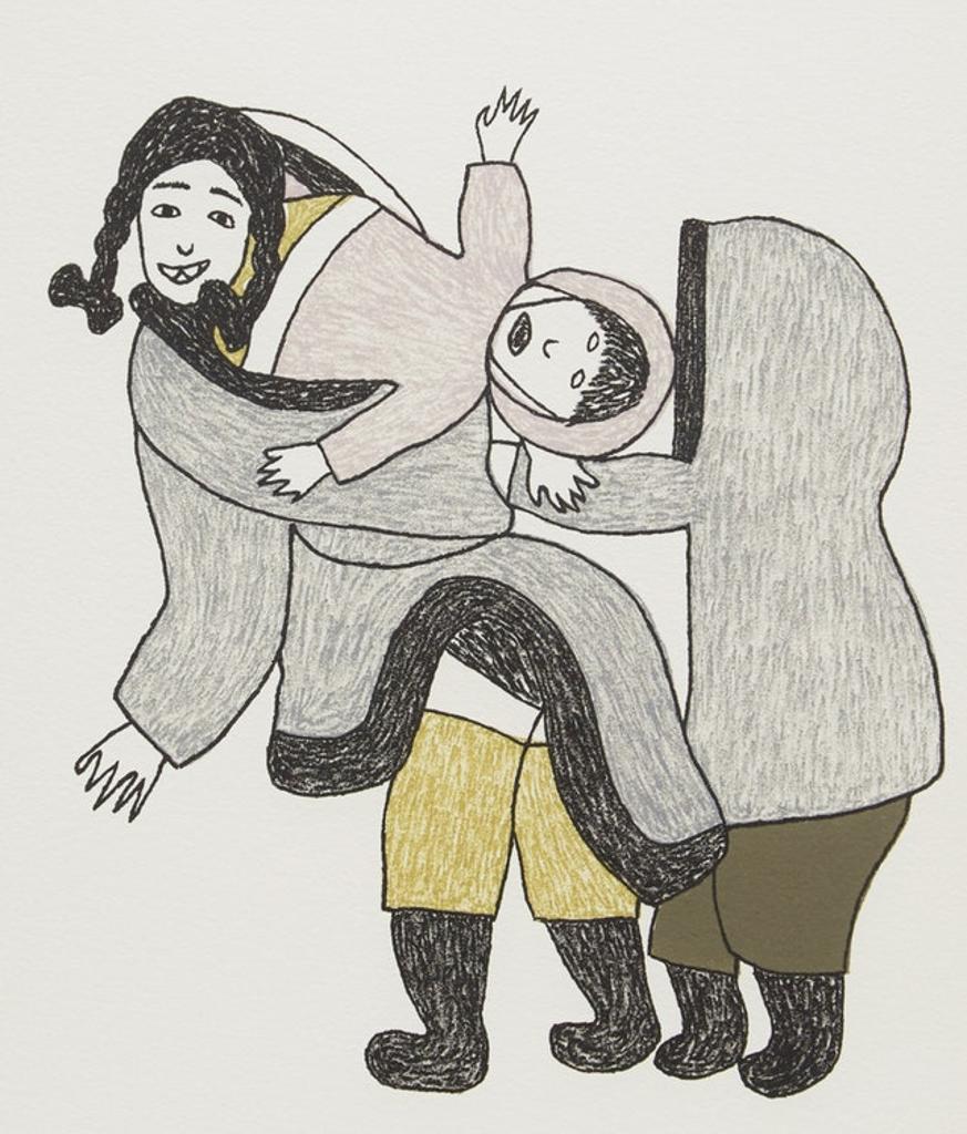 Pitseolak Ashoona (1904-1983) - Crying Child