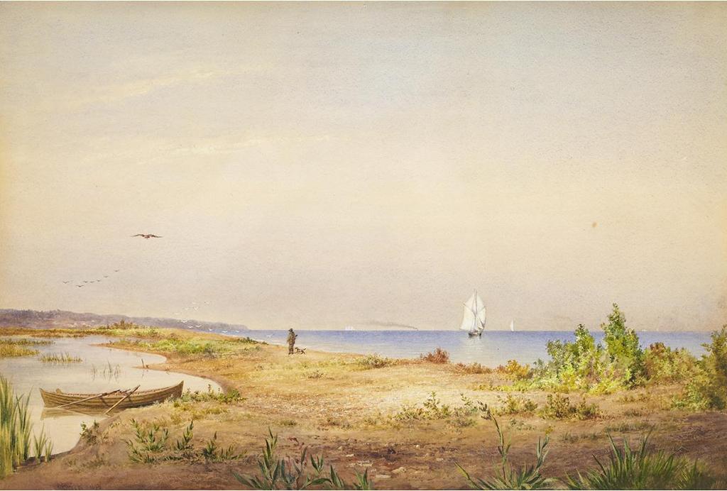 Lucius Richard O'Brien (1832-1899) - Scarborough Bluffs, From The Island