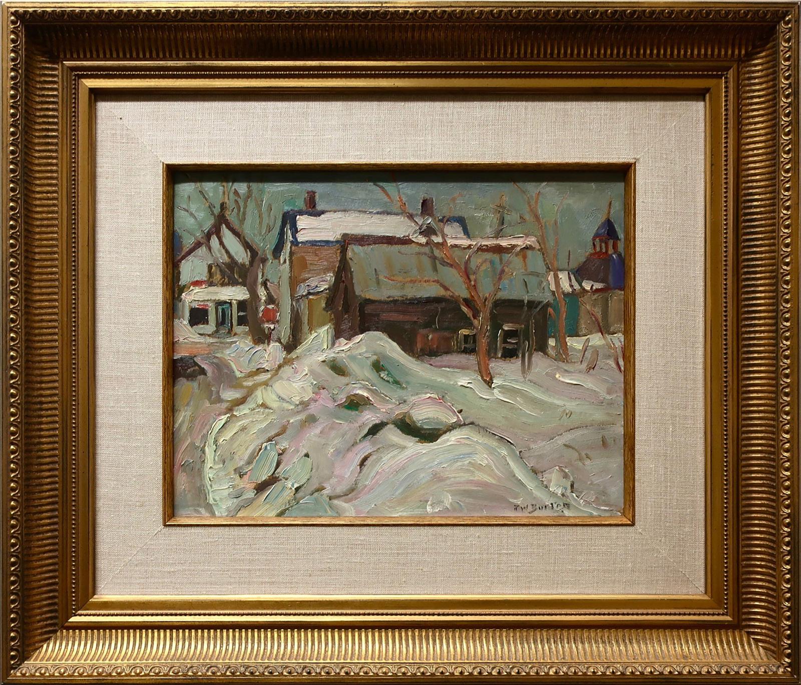 Ralph Wallace Burton (1905-1983) - Spring (Sketched In The Village Of Metcalf, Ontario