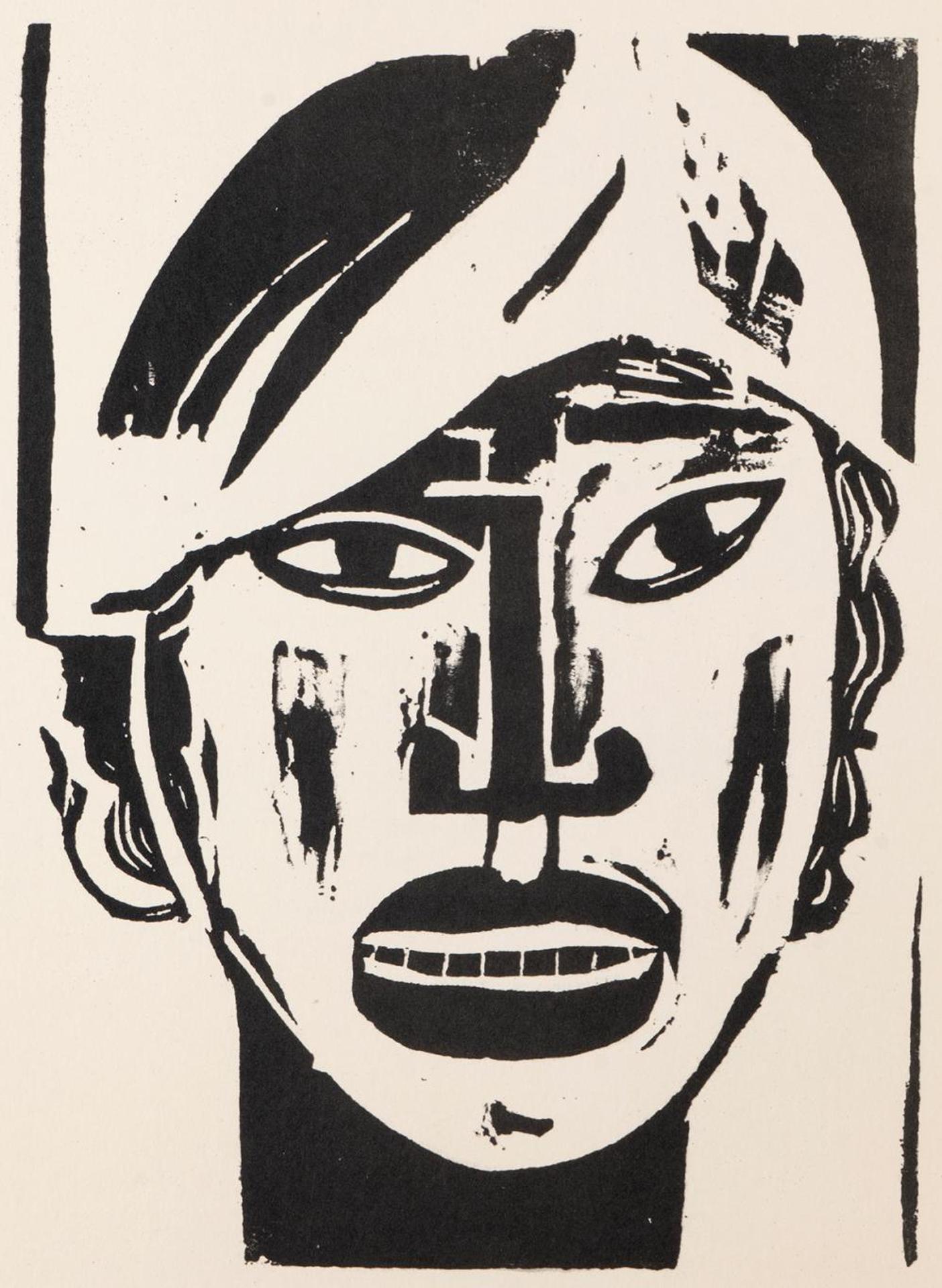 Lasar Segall (1891-1957) - Untitled - Male Portrait
