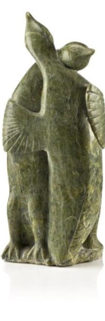 Qimiata Nungusuituq (1948) - Two Birds Embracing