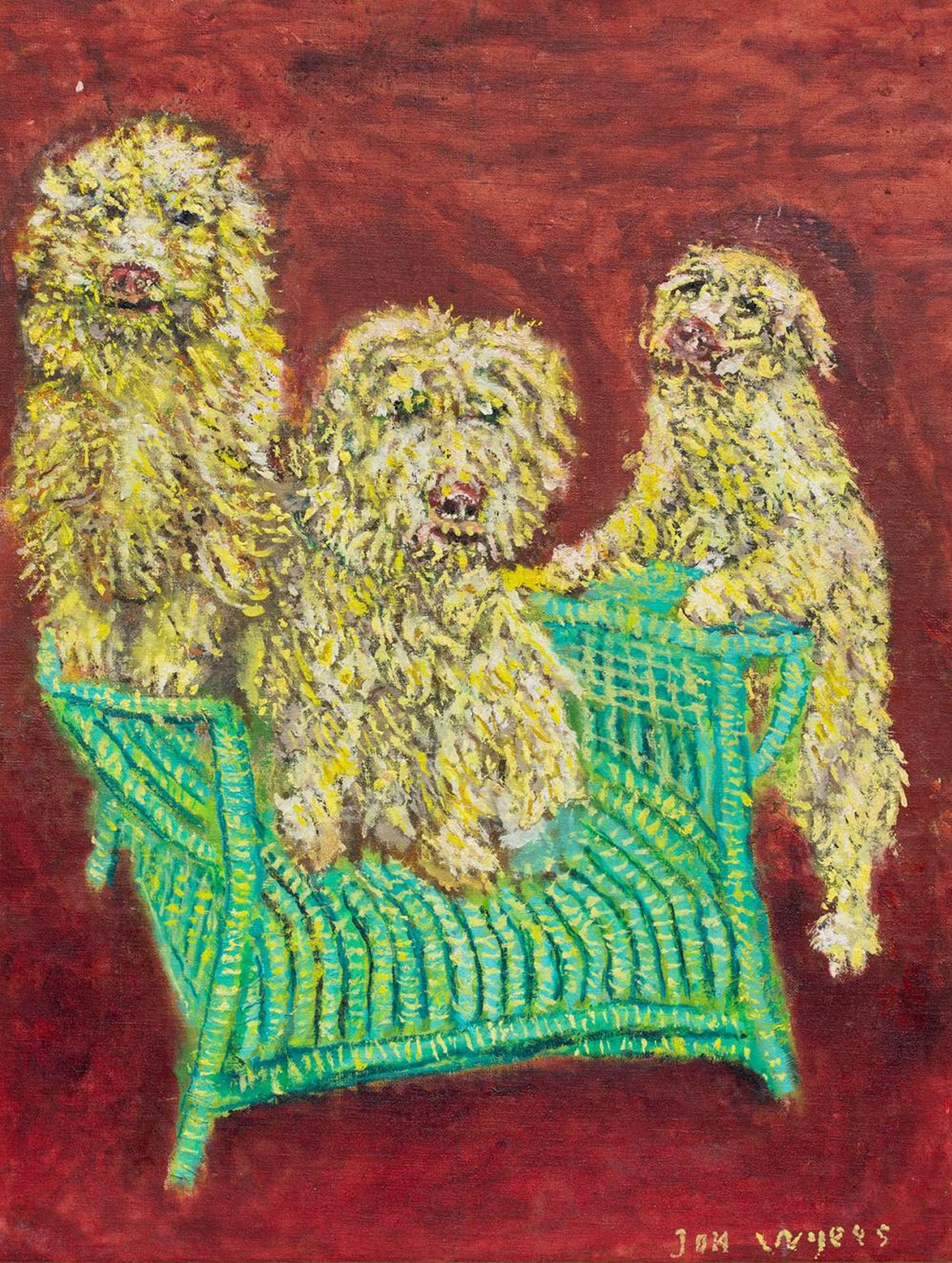 Jan Garret Wyers (1888-1973) - Untitled - Dog Portrait