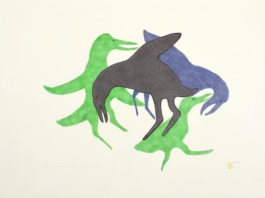 Myra Kukiiyaut (1929-2006) - Dancing Birds; 1976; ed. #35/38