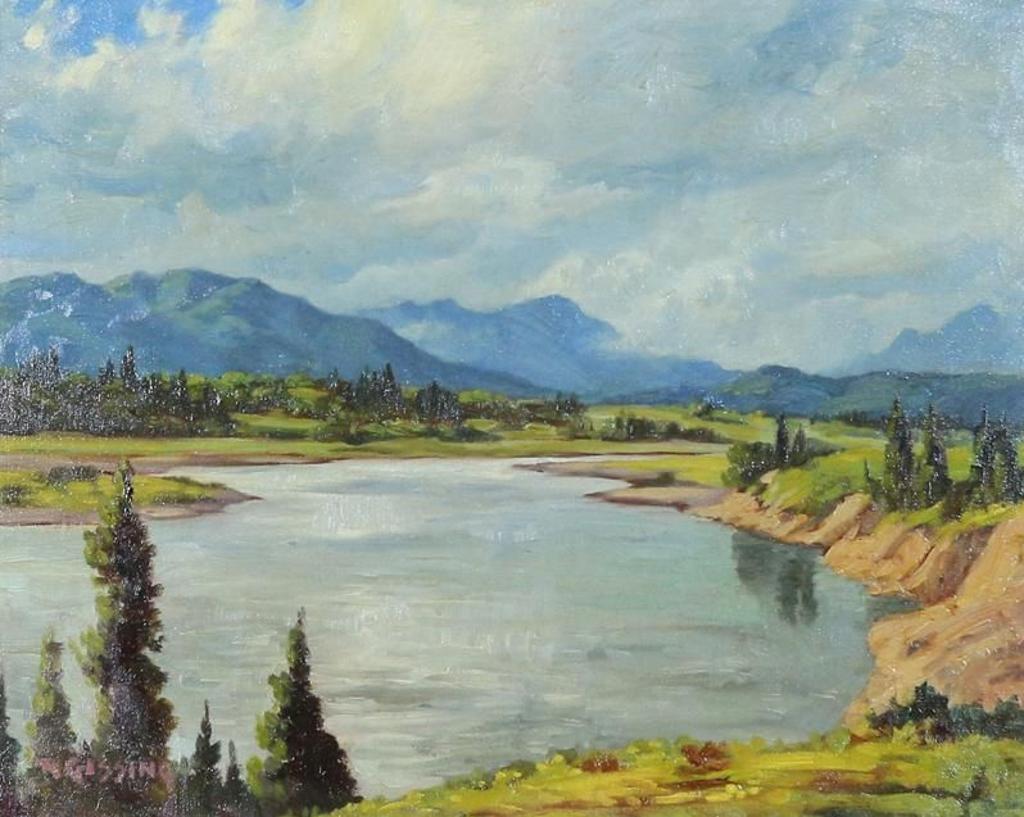 Roland Gissing (1895-1967) - Stormy Day In The Foothills