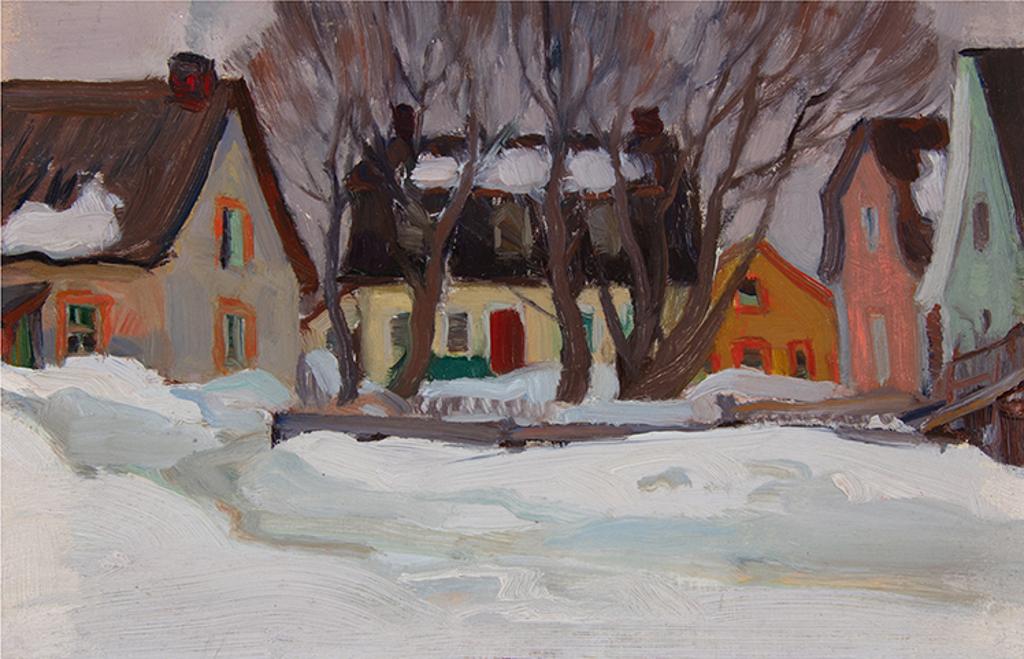 Clarence Alphonse Gagnon (1881-1942) - Rue du village de la Baie St. Paul