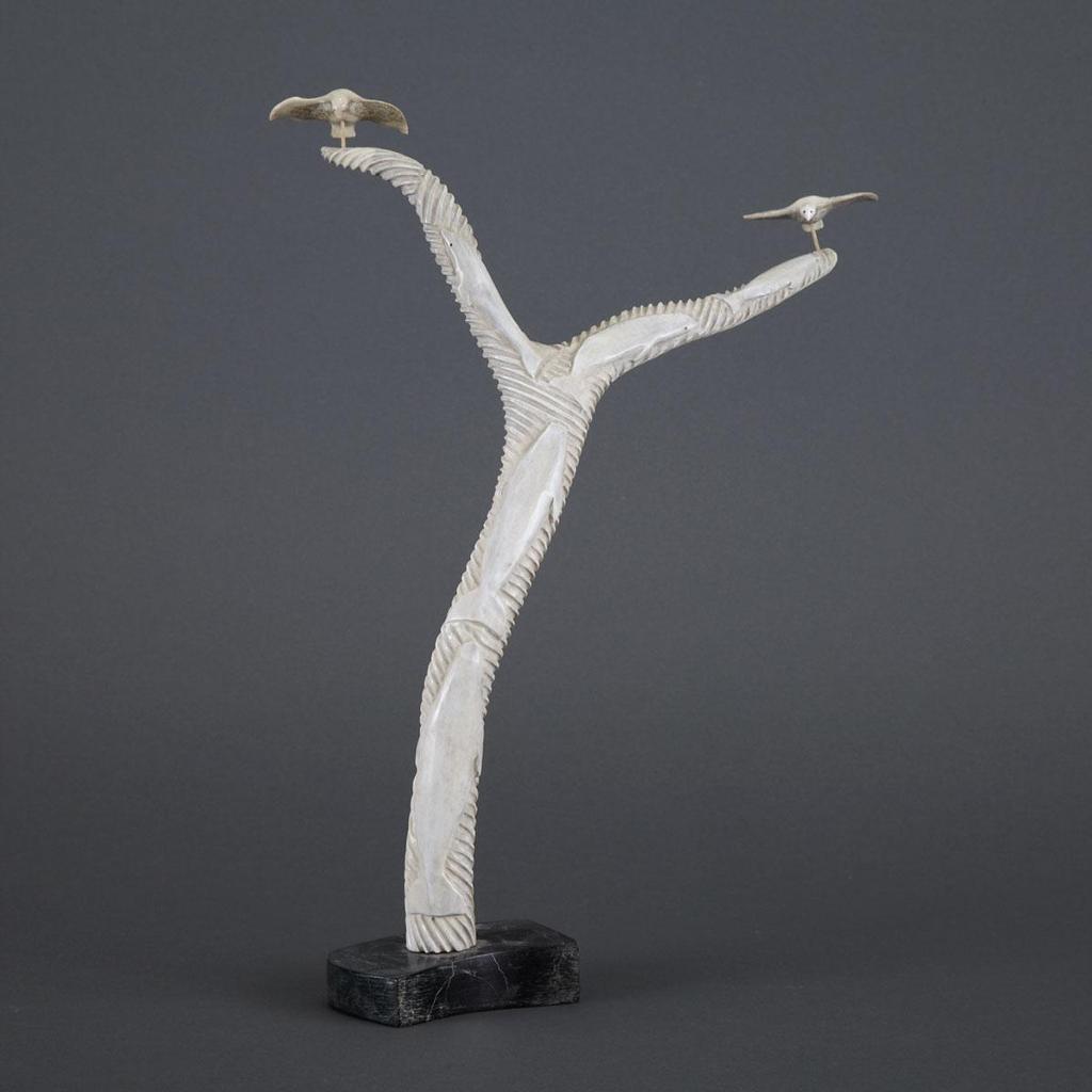 Yassie Danialee Kakee (1947) - Birds In Flight Over Whales