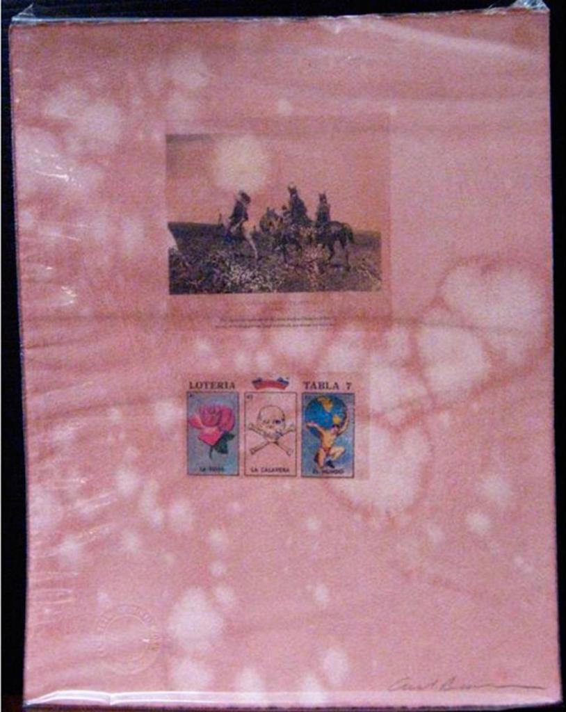 Carl Beam (1943-2005) - A Successful Raid For Horses - Apsaroke; Loteria Tabla 7