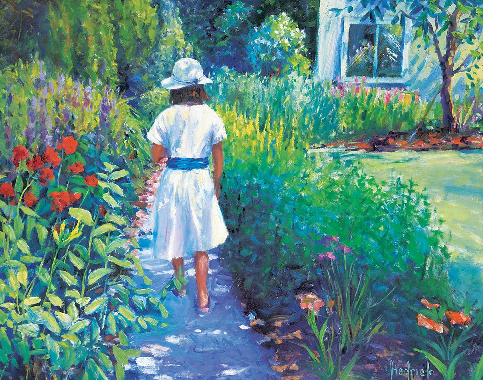 Ron Hedrick (1942) - Garden Walkway