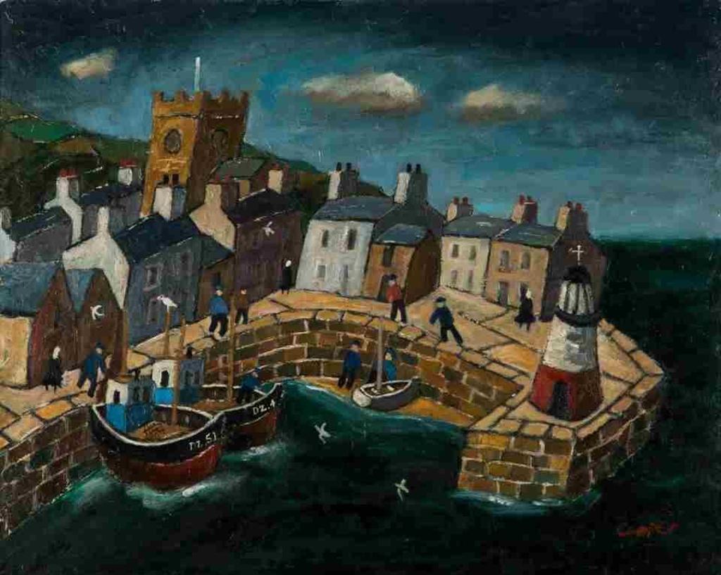 William Sidney Cooper (1854-1927) - Brittany Harbour (no. 4)