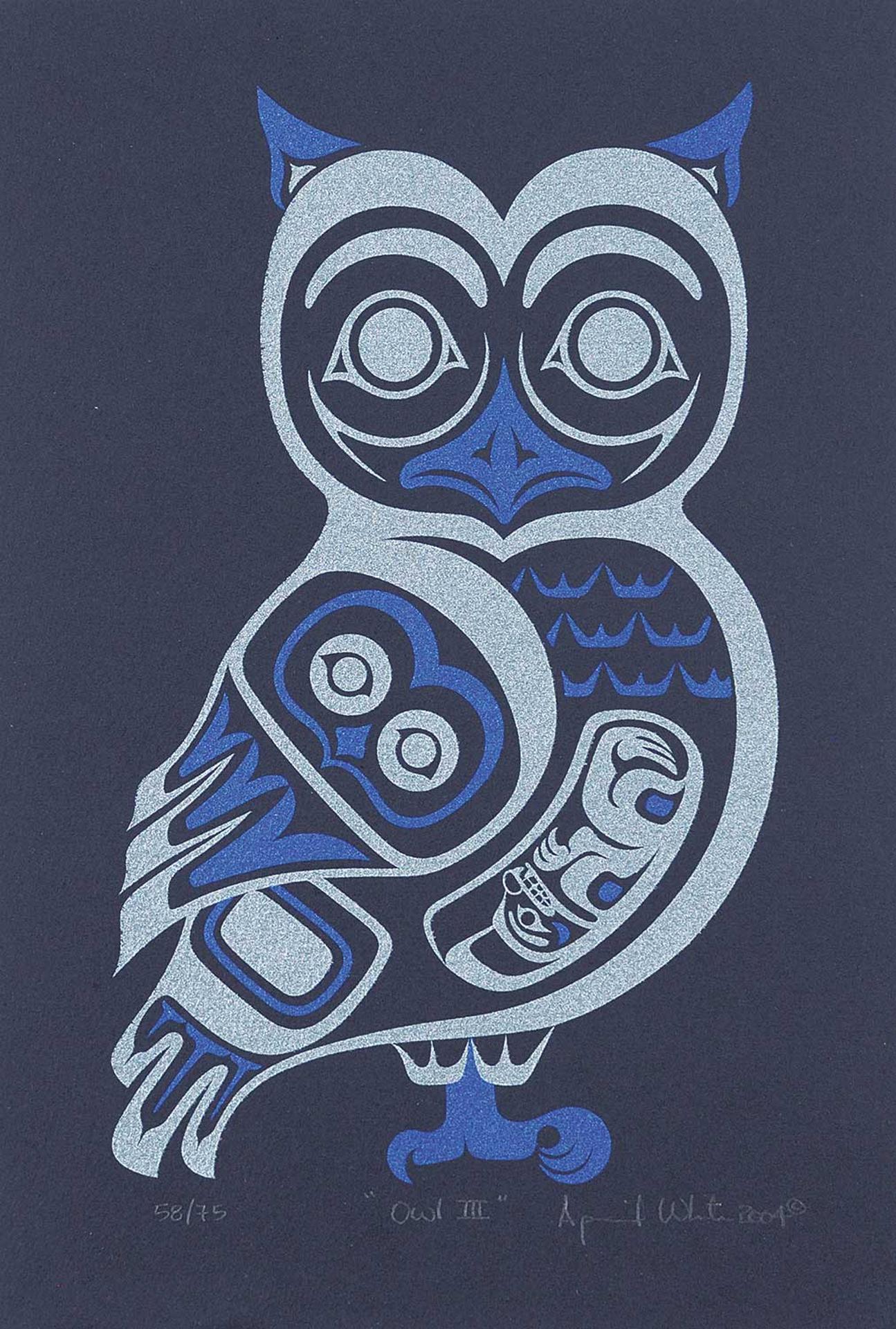 April White - Owl III #58/75