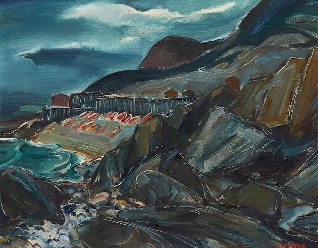 George Douglas Pepper (1903-1962) - Newfoundland Fishing Village