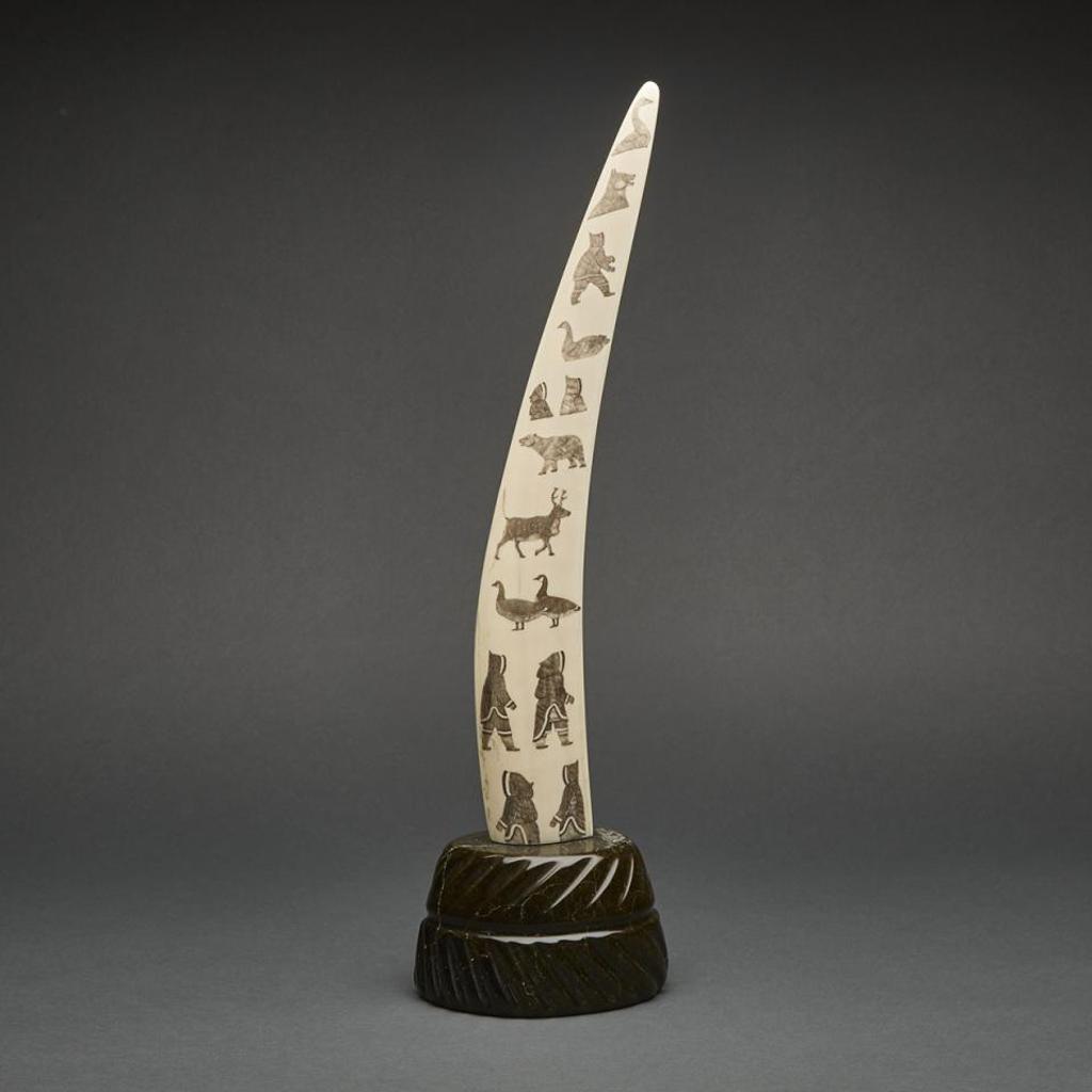 Davidee Itulu (1929-2006) - People And Arctic Animals